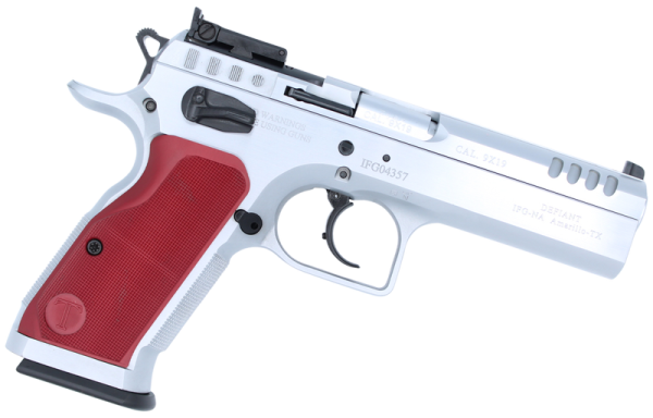 Tanfoglio Stock II OR Chrome 9mm 4.45" Barrel 17-Rounds