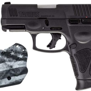 Taurus G3C 9mm 3.2" Barrel 12-Rounds w/ MFT Black/White Flag Holster