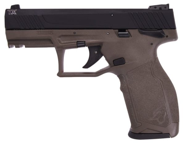 Taurus TX22 Black / OD Green .22 LR 4" Barrel 16-Rounds Manual Safety