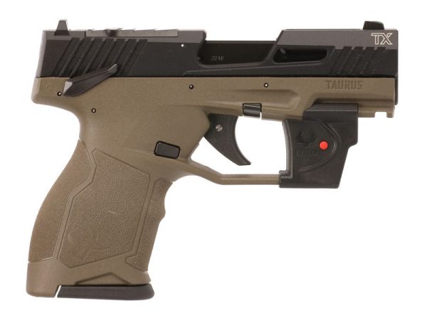 Taurus TX22 Compact OD Green .22 LR 3.5" Barrel 13-Rounds w/ Viridian Laser