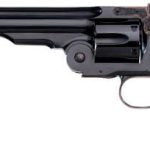 Taylors and Co Top Break Schofield Walnut .44-40 7" Barrel 6-Rounds with Blade Front Sight and Fixed Rear Sight