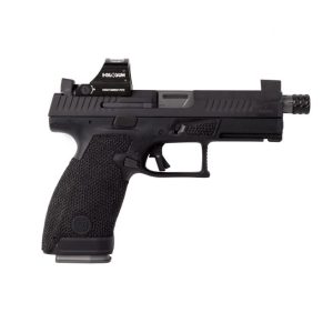 The Gun Co Custom CZ P-10 Compact Type 1 Combat Duty Black 9mm 4.61" 15 RD with Holosun Reflex Sight