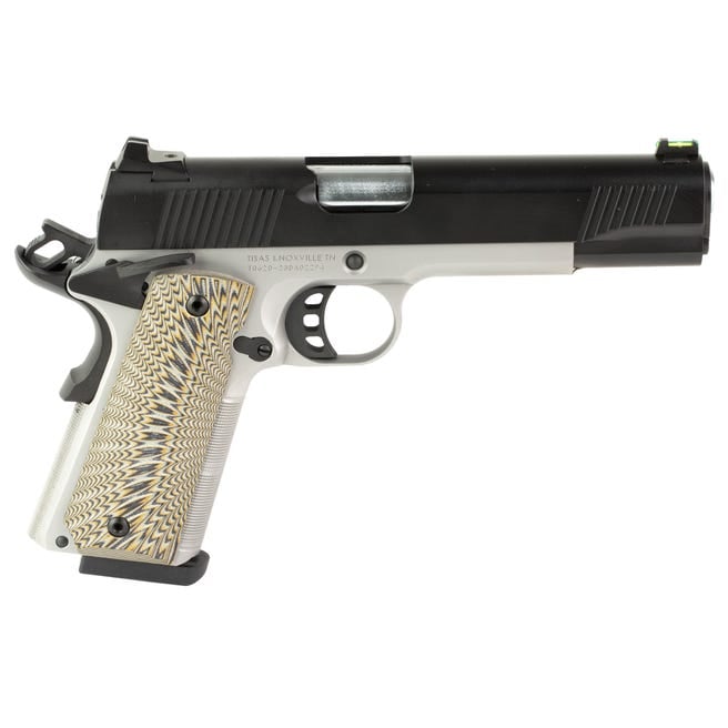 Tisas 1911 D10 Two Tone Stainless / Black 10mm 5" Barrel 8-Rounds Tisas 1911 D10 Two Tone Stainless / Black 10mm 5" Barrel 8-Rounds - 1911 - Miami Shooters Supply
