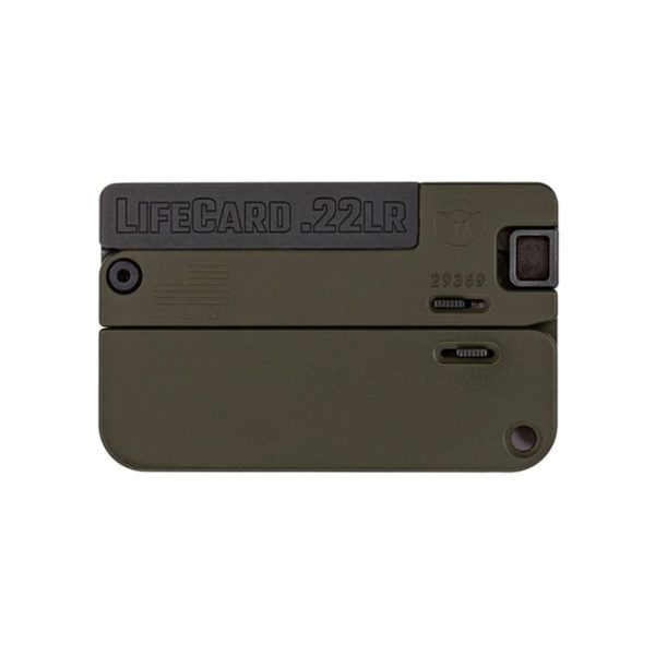 Trailblazer Firearms LifeCard OD Green .22 LR 2.5" Barrel 1-Rounds