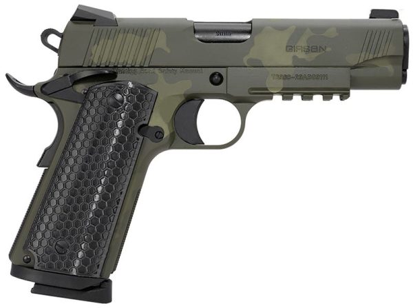 EAA Corp MC1911C Untouchable OD Green Camo 9mm 4.4" Barrel 9-Rounds
