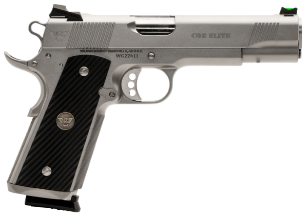 Wilson Combat 1911 CQB Elite Stainless .45 ACP 5" Barrel 8-Rounds Contrast Sights