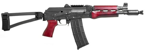 Zastava USA ZPAP M85 Serbian Red 5.56 10" Barrel 30-Rounds w/ Brace