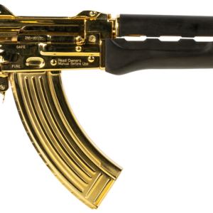 Zastava USA ZPAP92 AK Pistol 24k Gold 7.62 X 39 10" Barrel 30-Rounds