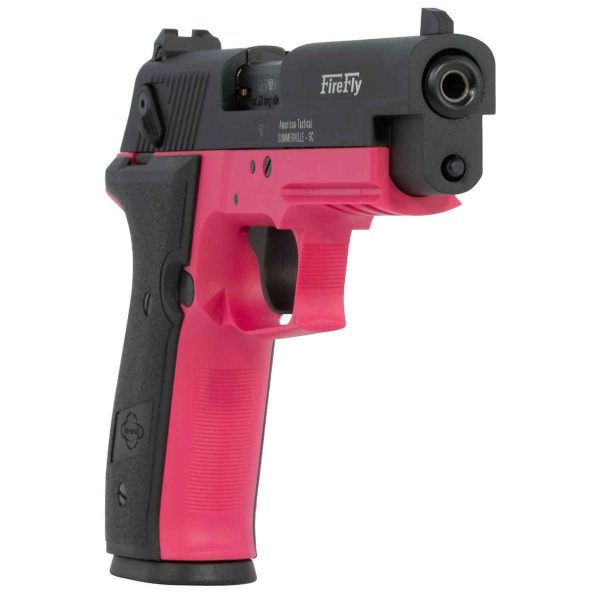 American Tactical Firefly 22 Long Rifle 4in Black/Pink Pistol - 10+1 Rounds - Image 3