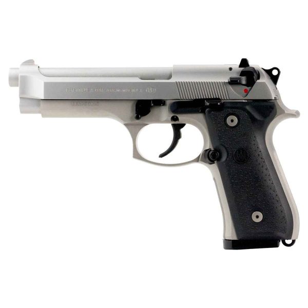 Beretta 92 FS INOX 9mm Luger 4.9in Stainless Pistol - 10+1 Rounds - Image 2
