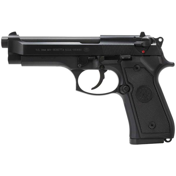 Beretta M9 9mm Luger 4.9in Black Bruniton Pistol - 15+1 Rounds - Image 2
