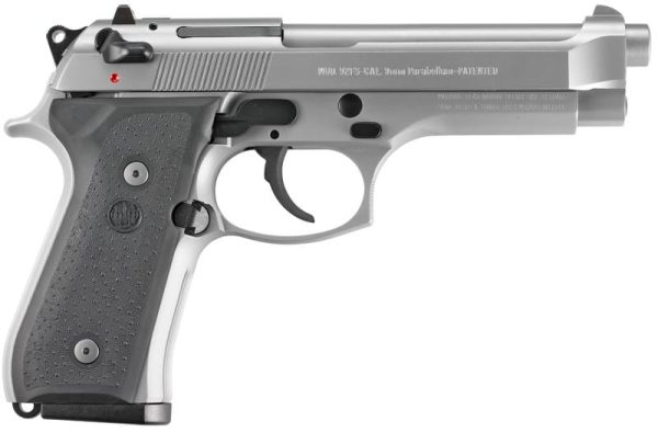 Beretta 92FS Inox Stainless 9mm 4.9" Barrel 10-Rounds