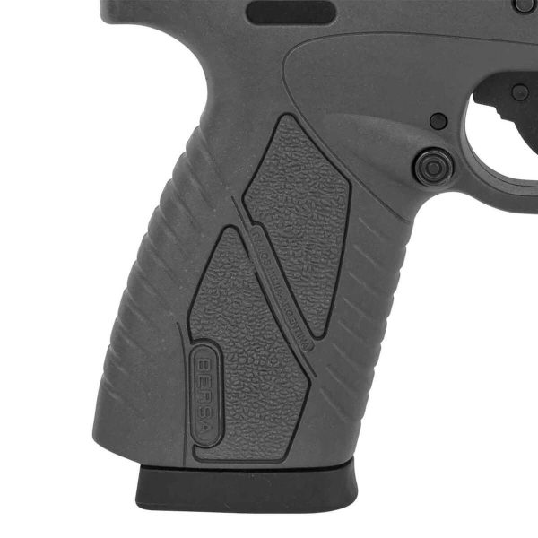 Bersa BP9 Concealed Carry 9mm Luger 3.3in Grey/Black Pistol - 8+1 Rounds - Image 3