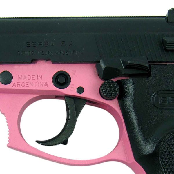 Bersa Thunder 380 Auto (ACP) 3.5in Black/Pink Pistol - 8+1 Rounds - Image 3