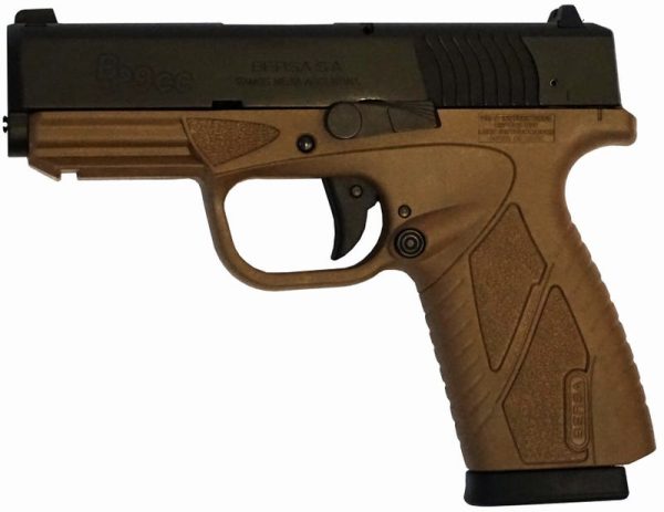 Bersa BPCC Concealed Carry Flat Dark Earth / Black 9mm 3.3" Barrel 8-Rounds