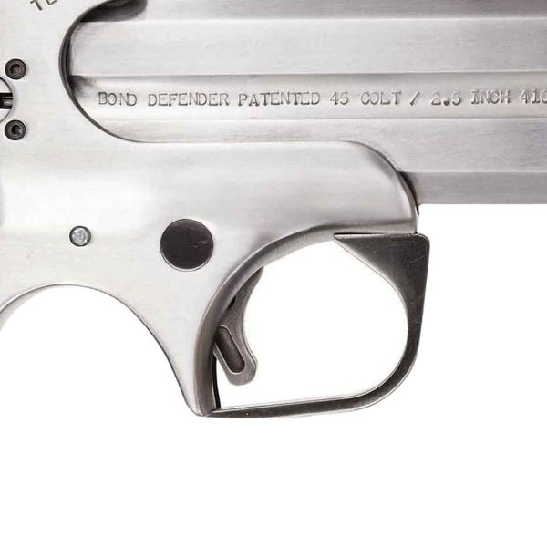 Bond Arms Texas Defender 357 Magnum 3in Stainless Steel Pistol - 2 Rounds - Image 2
