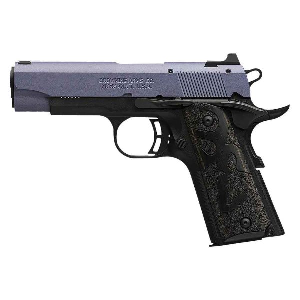Browning 1911 Black Label 22 Long Rifle 3.6in Crushed Orchid Cerakote Pistol - 10+1 Rounds - Image 2