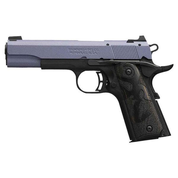 Browning 1911 Black Label 22 Long Rifle 4.25in Crushed Orchid Cerakote Pistol - 10+1 Rounds - Image 2