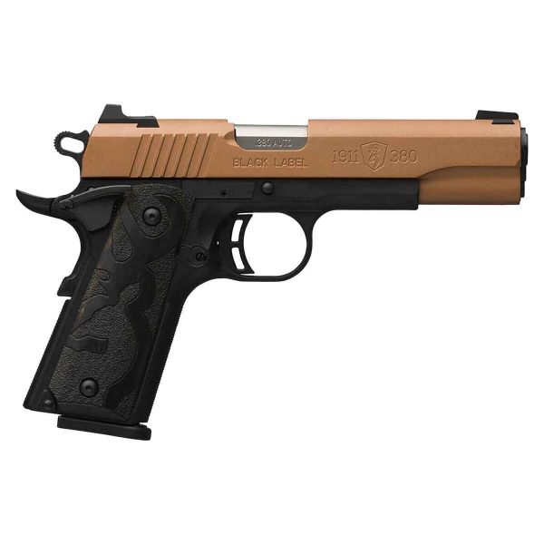 Browning 1911 Black Label 380 Auto (ACP) 4.25in Copper Cerakote Pistol - 8+1 Rounds