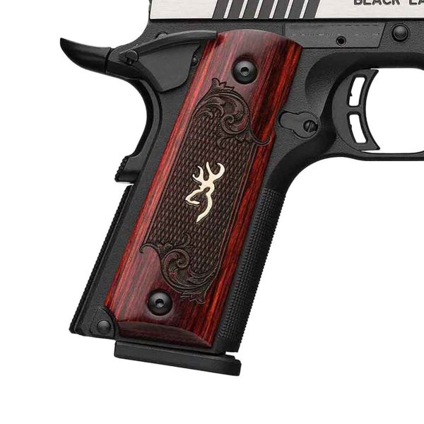 Browning 1911 Black Label Medallion Pro 380 Auto (ACP) 4.25in Matte Black Stainless Steel Pistol - 8+1 Rounds - Image 3