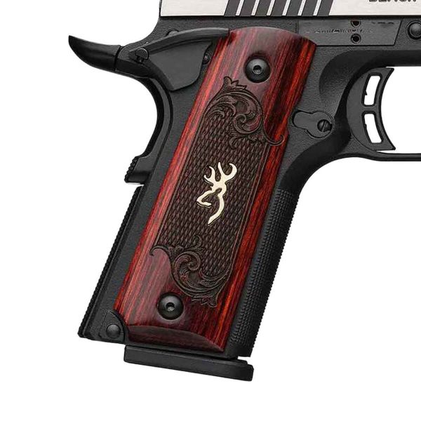 Browning 1911 Black Label Medallion Pro Compact 380 Auto (ACP) 3.63in Matte Black Stainless Steel Pistol - 8+1 Rounds - Image 3
