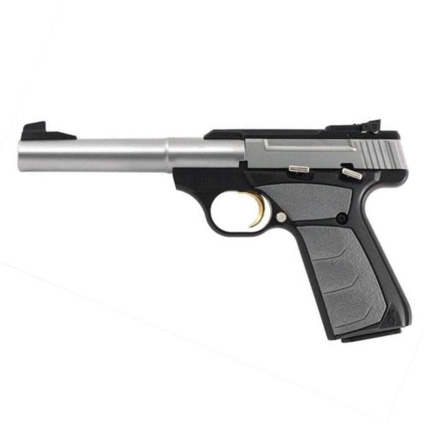 Browning Buck Mark Camper UFX 22 Long Rifle 5.5in Stainless/Black Pistol - 10+1 Rounds - California Compliant - Image 2