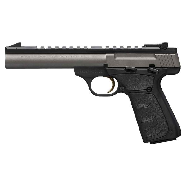 Browning Buck Mark Field Target 22 Long Rifle 5.5in Tungsten Gray Cerakote Pistol - 10+1 Rounds - Image 2