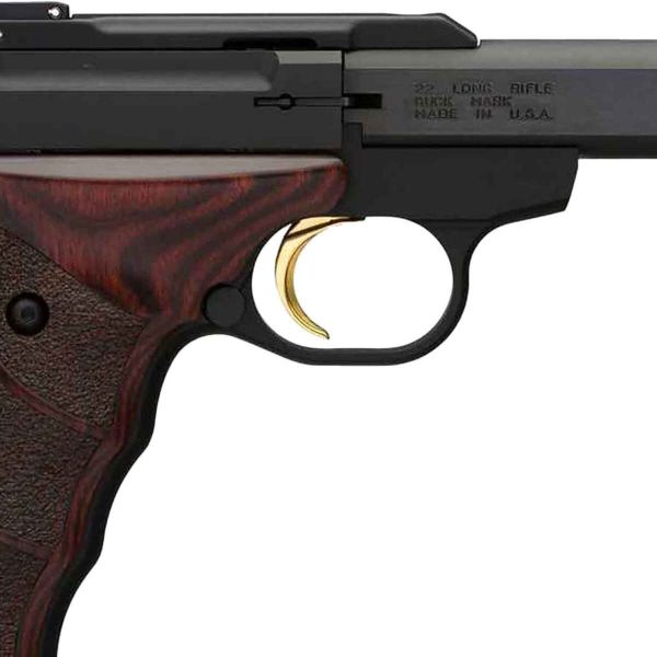 Browning Buck Mark Plus UDX 22 Long Rifle 5.5in Black/Rosewood Pistol - 10+1 Rounds - California Compliant - Image 3