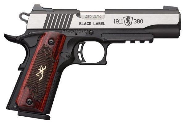 Browning 1911-380 Medallion Pro Compact Black / Stainless .380 ACP 3.6" Barrel 8-Rounds