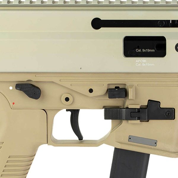 B&T APC9K Pro 9mm Luger 4.3in Coyote Tan Modern Sporting Pistol - 33+1 Rounds - Image 3