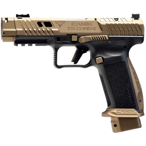 Canik TTI Combat 9mm Luger 4.6in TTI Bronze Pistol - 18+1 Rounds - Image 2
