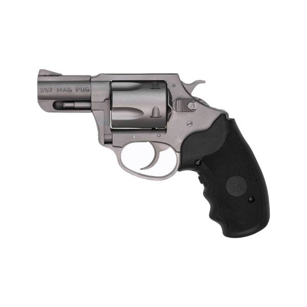 Charter Arms Mag Pug SS 357 Magnum 2.2in Black Synthetic Crimson Trace Lasergrip Revolver - 5 Rounds - Image 2