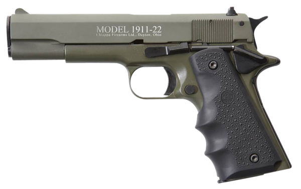 Chiappa Firearms 1911-22 OD Green .22 LR 5" Barrel 10-Rounds