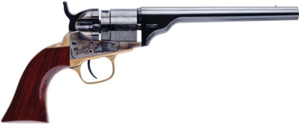 Cimarron Firearms 1862 Pocket Case Color Hardened .380 ACP 6" Barrel 5-Rounds Walnut Grips