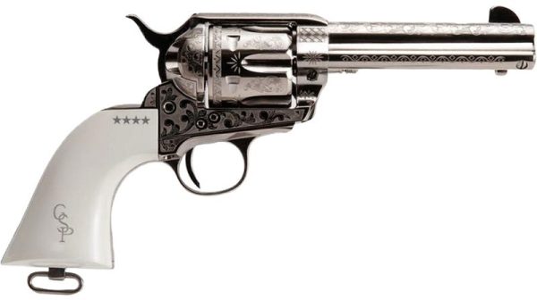 Cimarron Firearms Frontier Patton Nickel .45 Colt 4.75" Barrel 6-Rounds