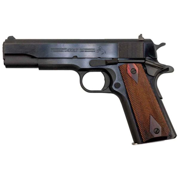Colt Government 38 Super Auto 5in Black Pistol - 9+1 Rounds - Image 2