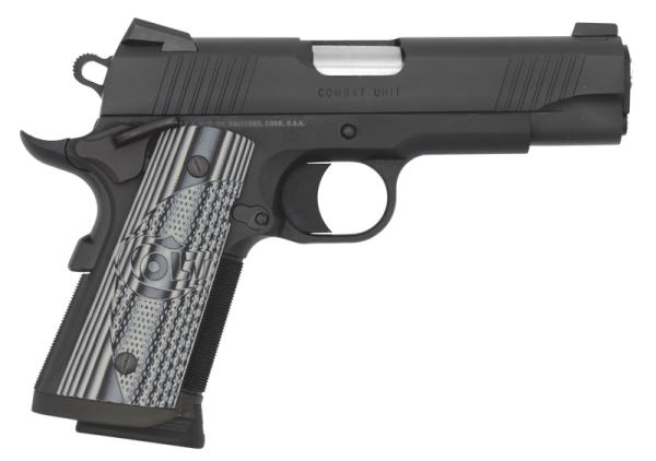 Colt Firearms 1911 Combat Unit 9mm 4.25" Barrel 9-Rounds Night Sights