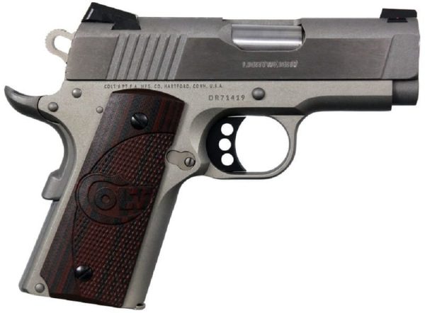 Colt 1911 Defender Stainless .45 ACP 3" Barrel 7-Rounds