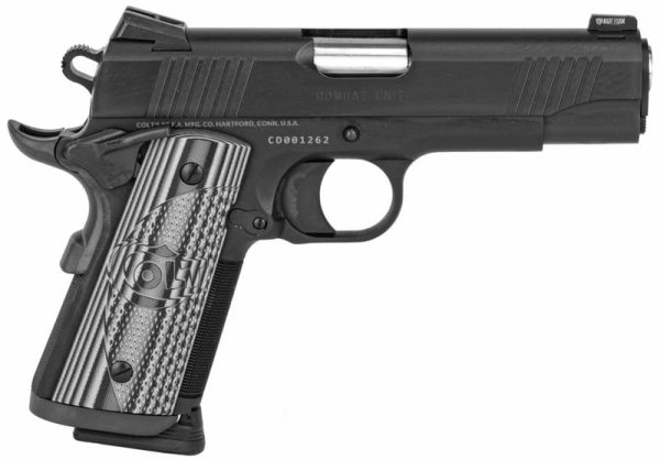 Colt Firearms Commander Combat Unit .45 ACP 4.25" Barrel 7-Rounds Night Sights