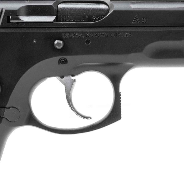 CZ USA CZ 75 Compact 9mm Luger 3.75in Black Polycoat Pistol - 10+1 Rounds - Image 3