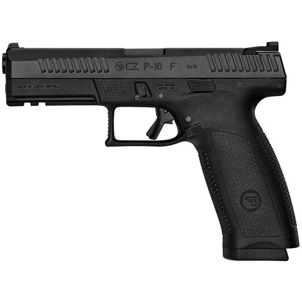 CZ P10 F 9mm Luger 4.5in Black Pistol - 10+1 Rounds - Image 2