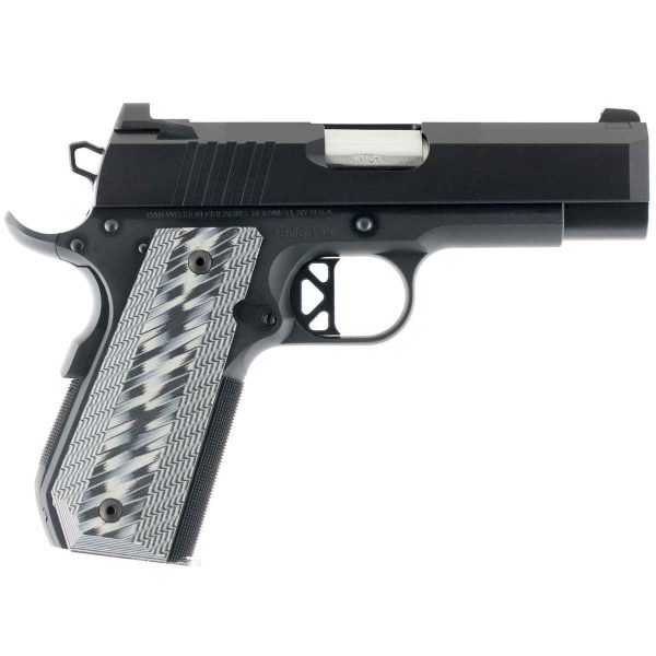 Dan Wesson Enhanced Commander ECP 9mm Luger 4in Black Pistol - 9+1 Rounds