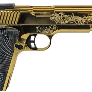 EAA Corp MC1911 Deluxe Gold .45 ACP 5" Barrel 8-Rounds Engraved
