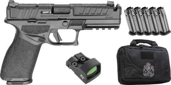 Springfield Armory Echelon Comp 9mm 4.5" Barrel 15-Rounds 5 Mags, CT1500 Red Dot