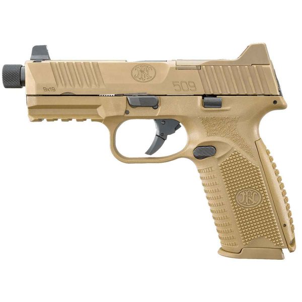 FN 509 Tactical 9mm Luger 4.5in FDE Pistol - 10+1 Rounds - Image 2