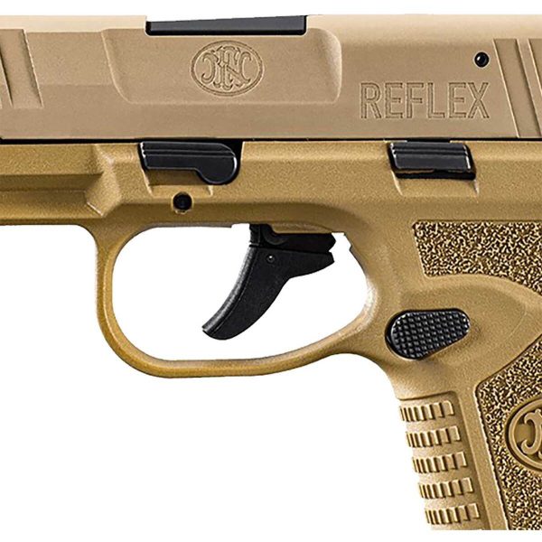 FN Reflex 9mm Luger 3.3in Flat Dark Earth Pistol - 15+1 Rounds - Image 2