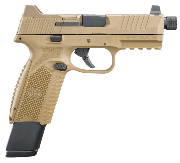 FN 509 Tactical Flat Dark Earth 9mm 4.5" Barrel 24-Rounds Night Sights