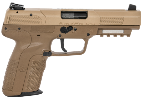 FN Five-seveN Flat Dark Earth 5.7 X 28 4.8" Barrel 10-Rounds Adjustable Sights