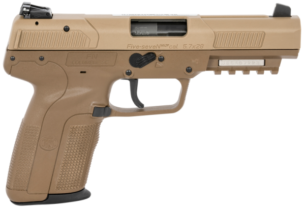 FN Five-seveN Flat Dark Earth 5.7 X 28 4.8" Barrel 20-Rounds 2 Mags