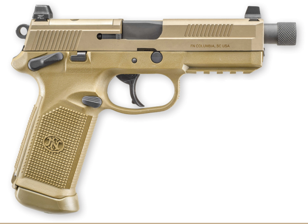 FN FNX-45 Tactical Flat Dark Earth .45 ACP 5.3" Barrel 15-Rounds Bundle